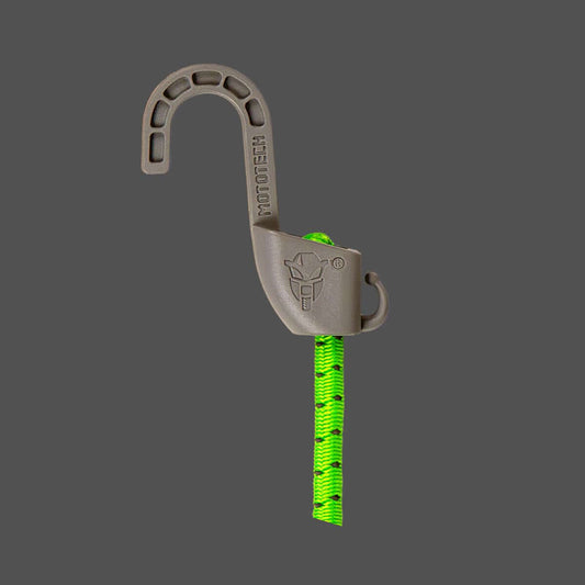 Reflective Hexapod Bungee Cord Tie-down System - 32" / 80cms - Neon + Grey