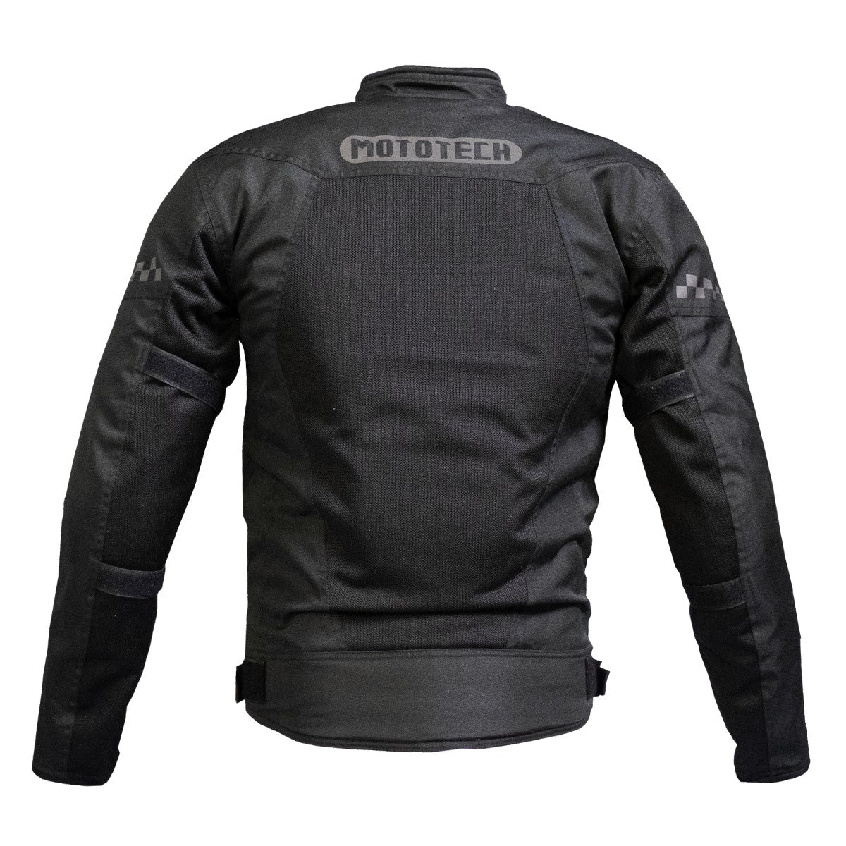 Breezer Mesh Motorcycle Riding Jacket - Black (Without Armours)