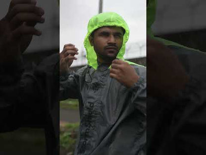 StormShield Air Ultralight Waterproof Rain Overjacket - Grey+Green