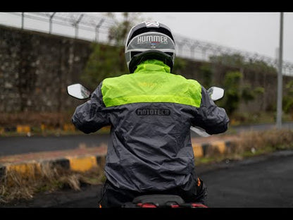 StormShield Air Ultralight Waterproof Rain Overjacket - Grey+Green